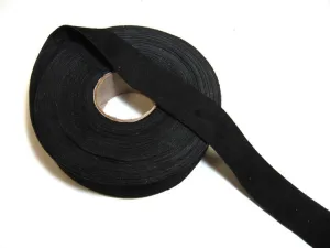1-1/4" Flat Black Calf Suede #2 Binding (5 yds.) 1250NP5 trim tape; edge binding; leather tape