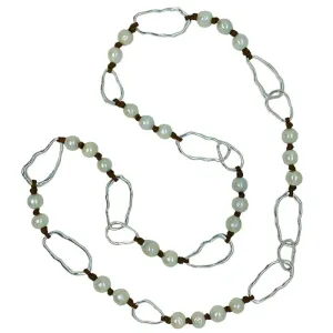 620-22| LONGHORN NECKLACE IN TAN