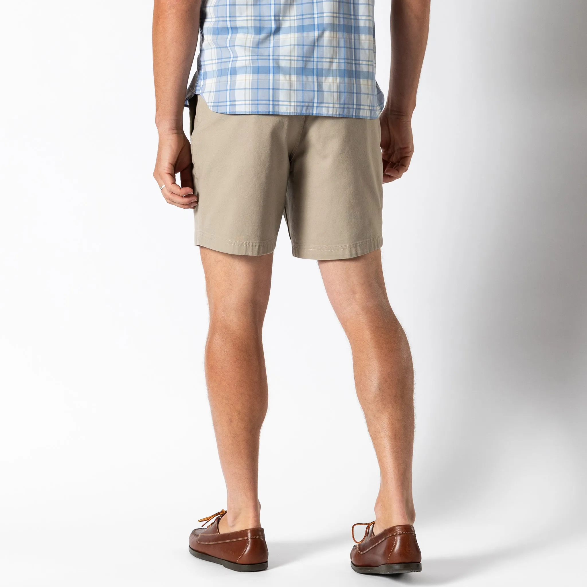 7" Canvas Camp Short - Khaki