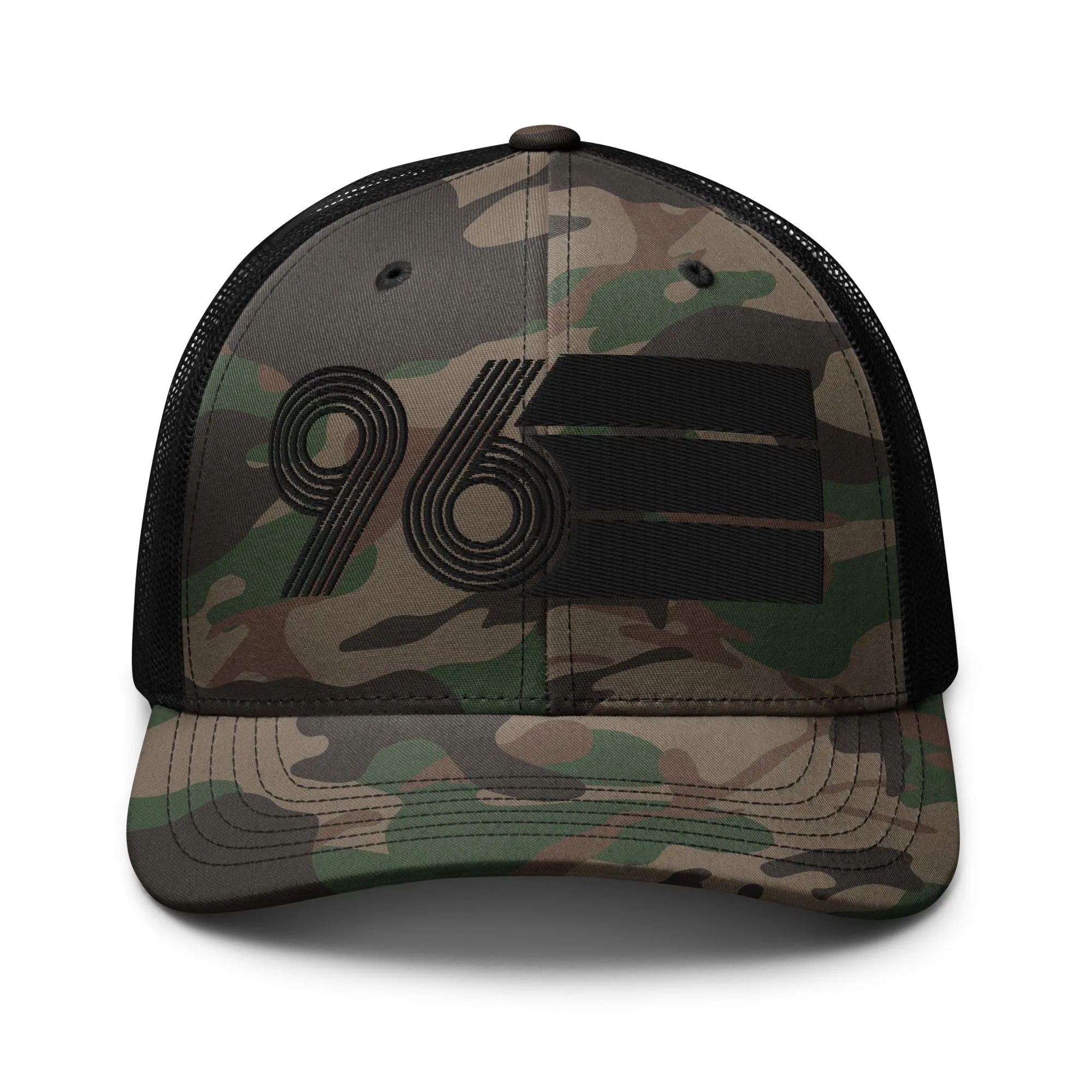 96 - 1996 Black Out Camouflage trucker hat