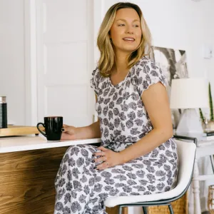 All Over Print Merrow Edge Short Sleeve PJ Set
