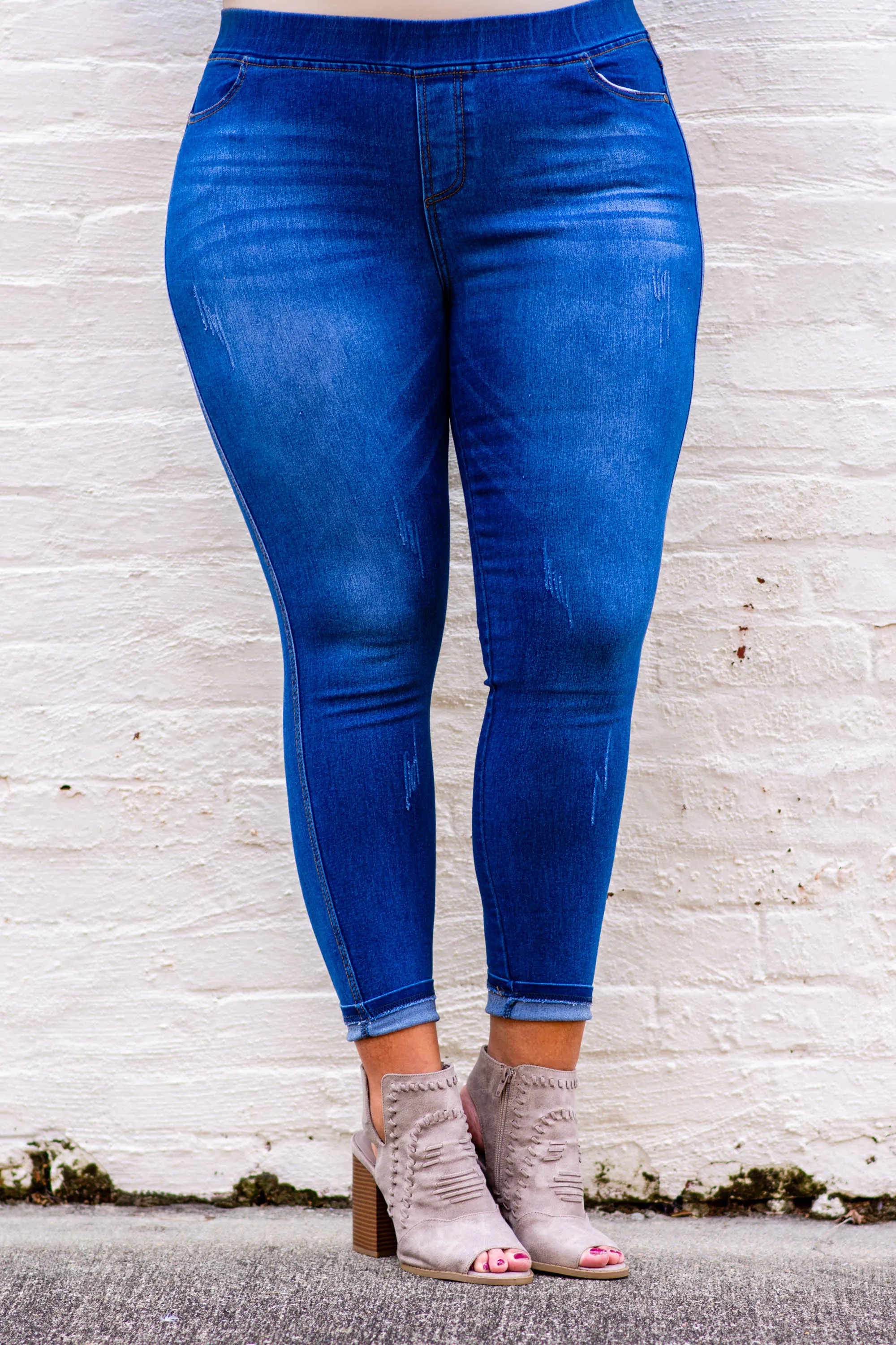 All The Answers Jeggings, Medium Wash