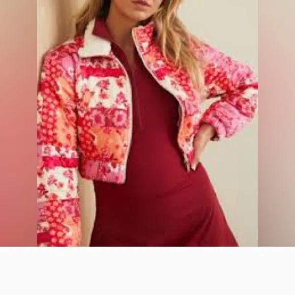 Altar'd State Pink Floral Jacket