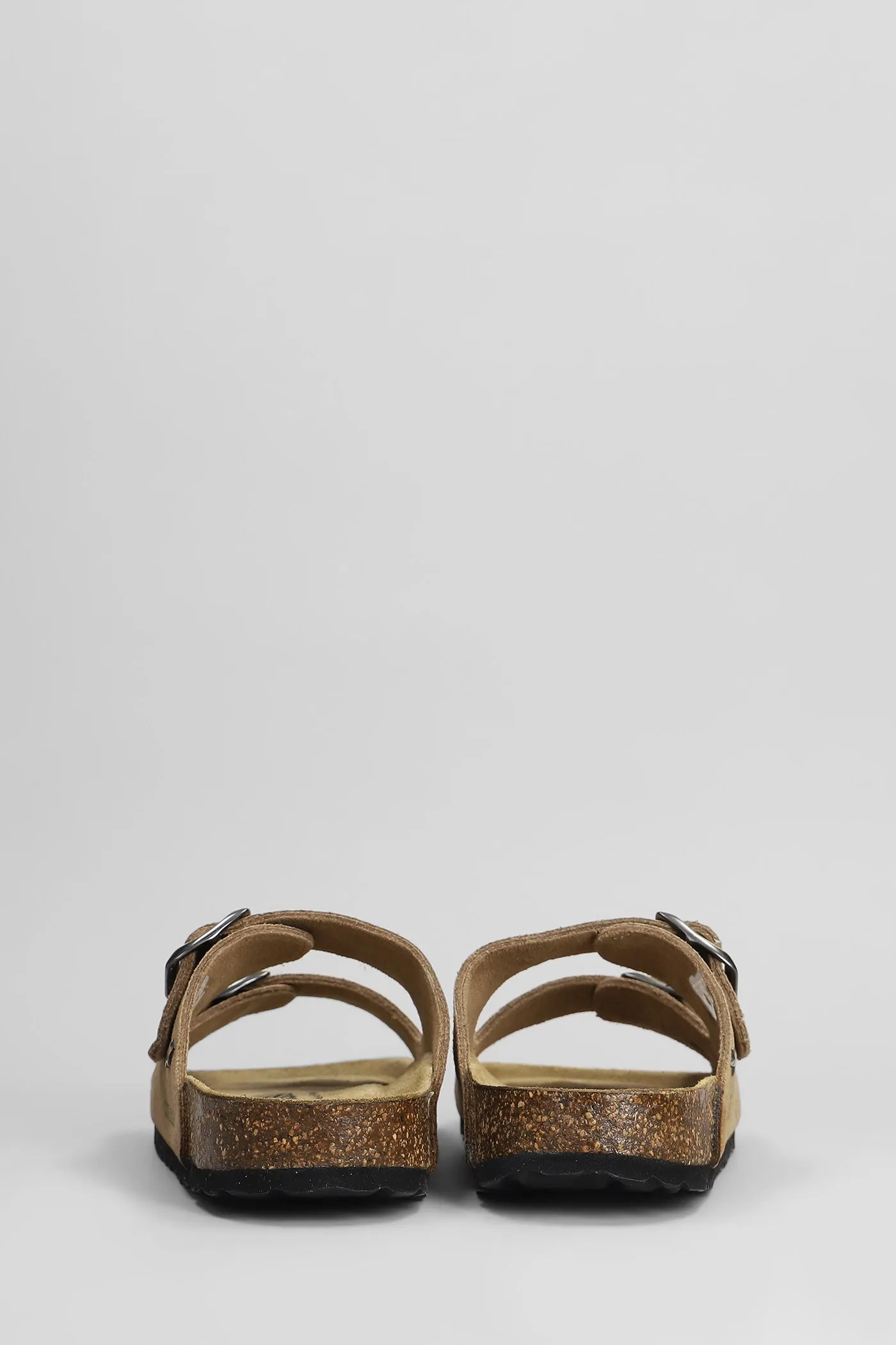 Amalia Flats in taupe suede