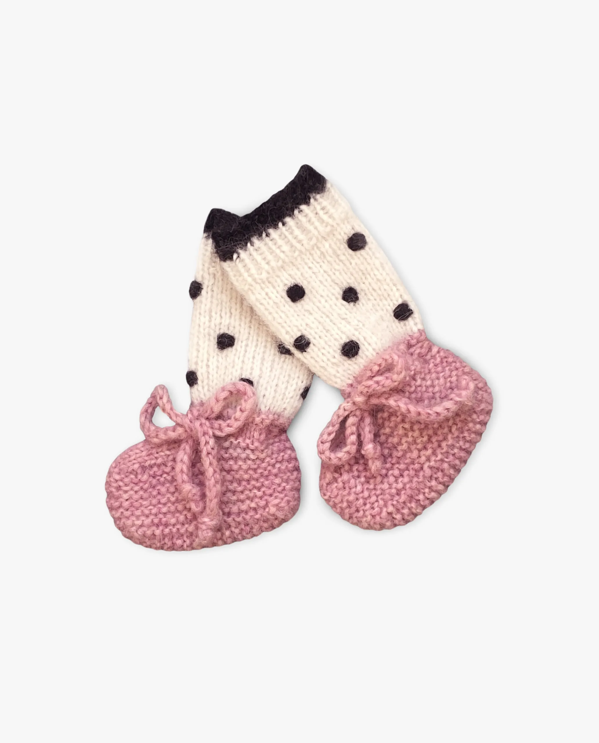 Amelia booties | Powder Pink