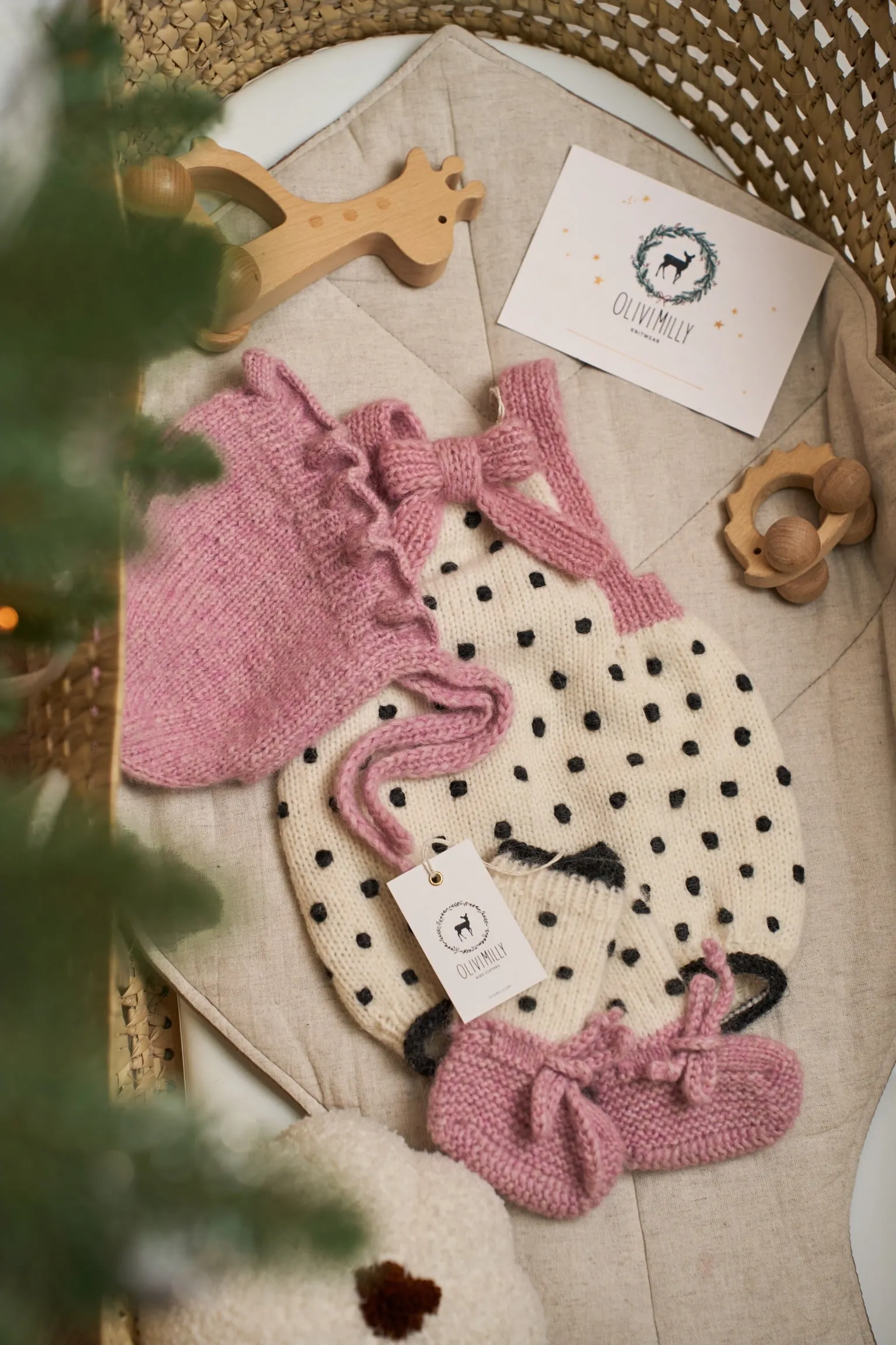 Amelia booties | Powder Pink