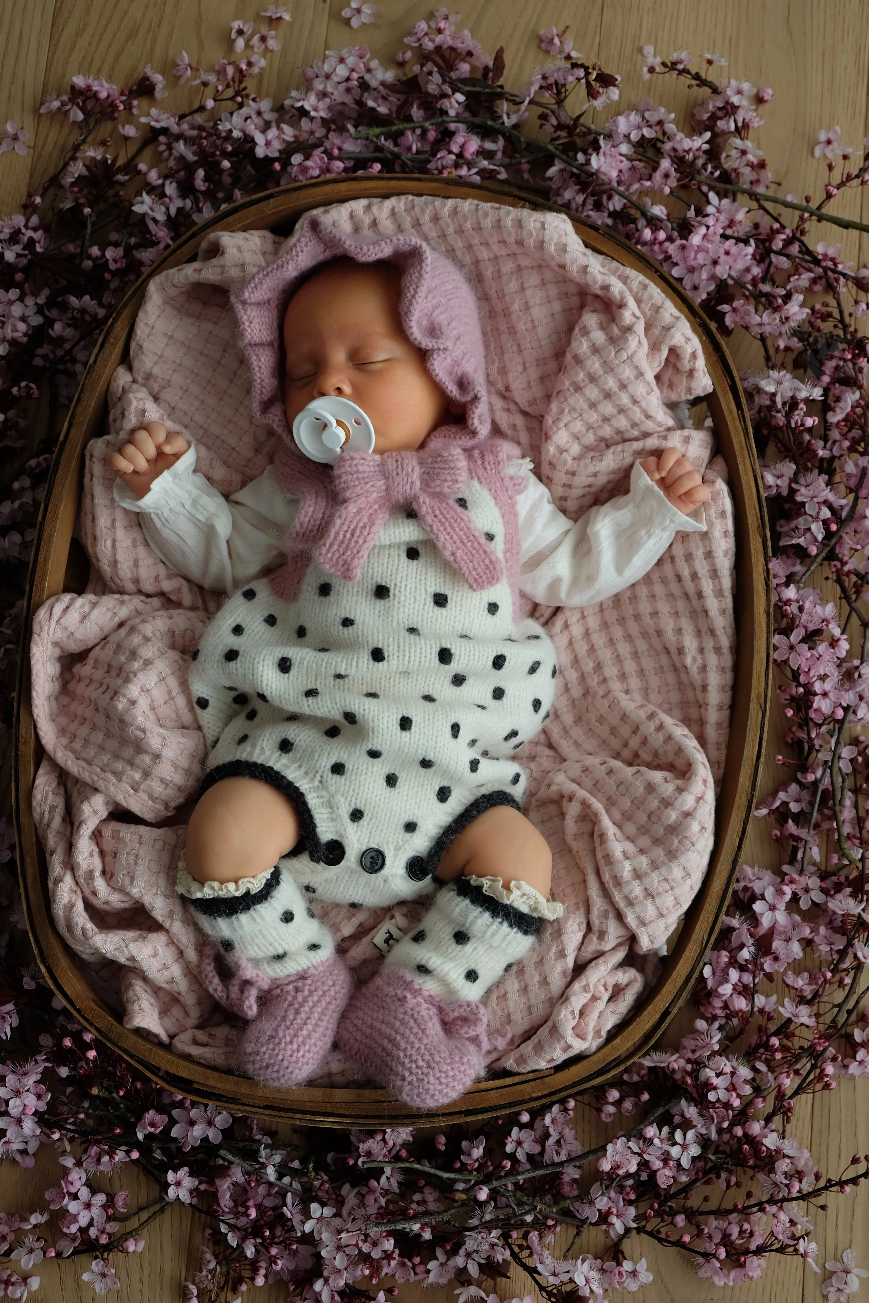 Amelia booties | Powder Pink