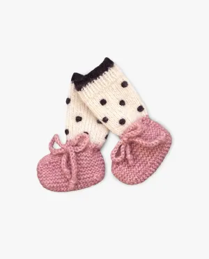 Amelia booties | Powder Pink