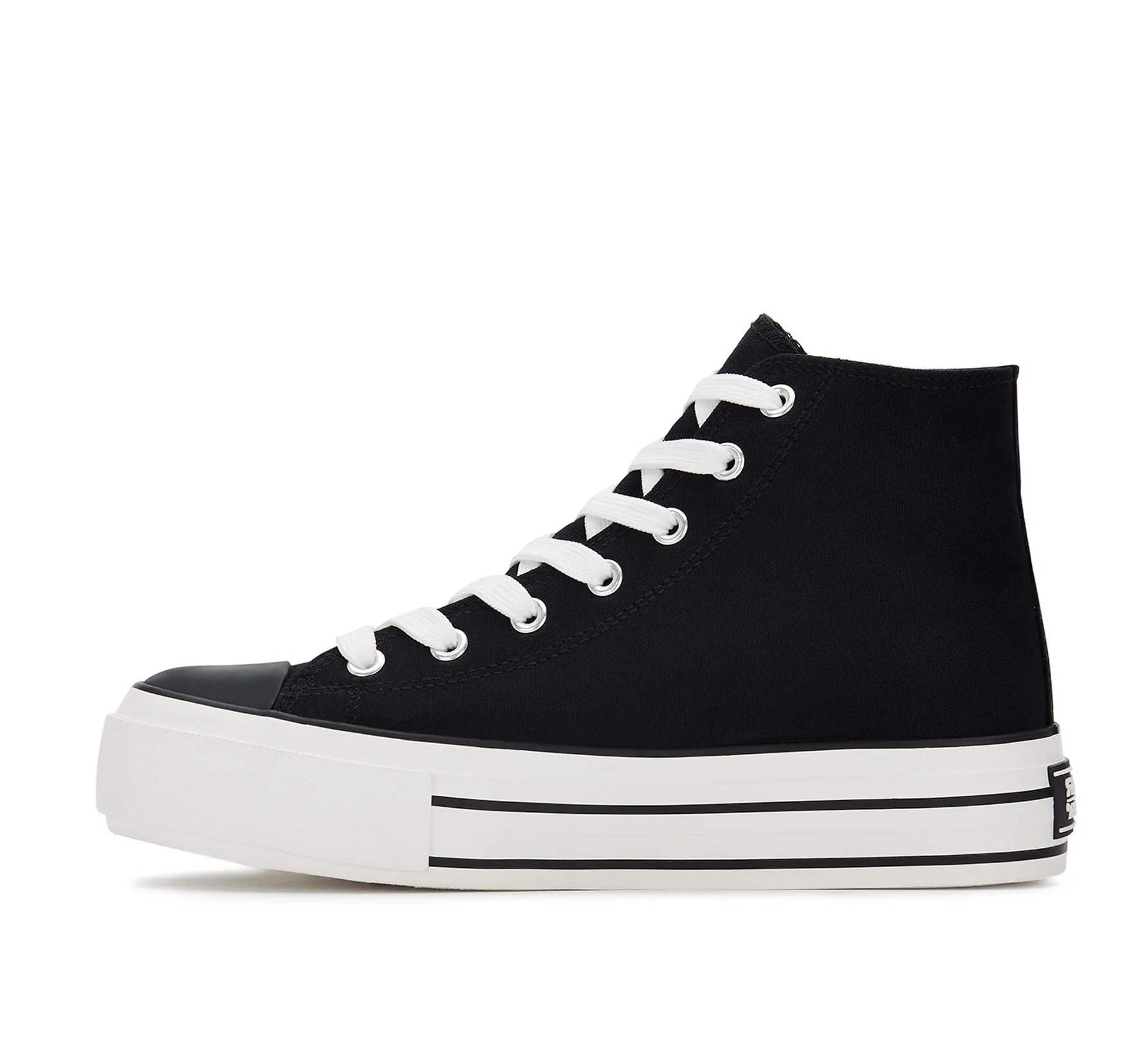 Andrea Canvas Sneaker Boots With Platform 89614