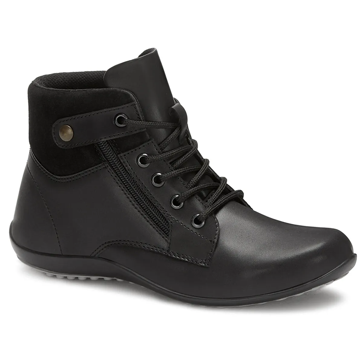 Andrea Flat Booties With Side Zipper 59790