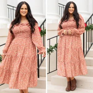 Another Trip Dress, Rust