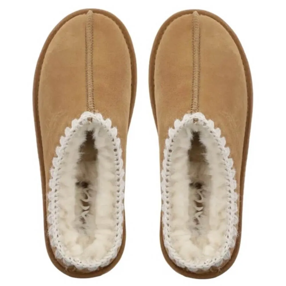 Ara 12-29948 Alaska Slippers-COGNAC