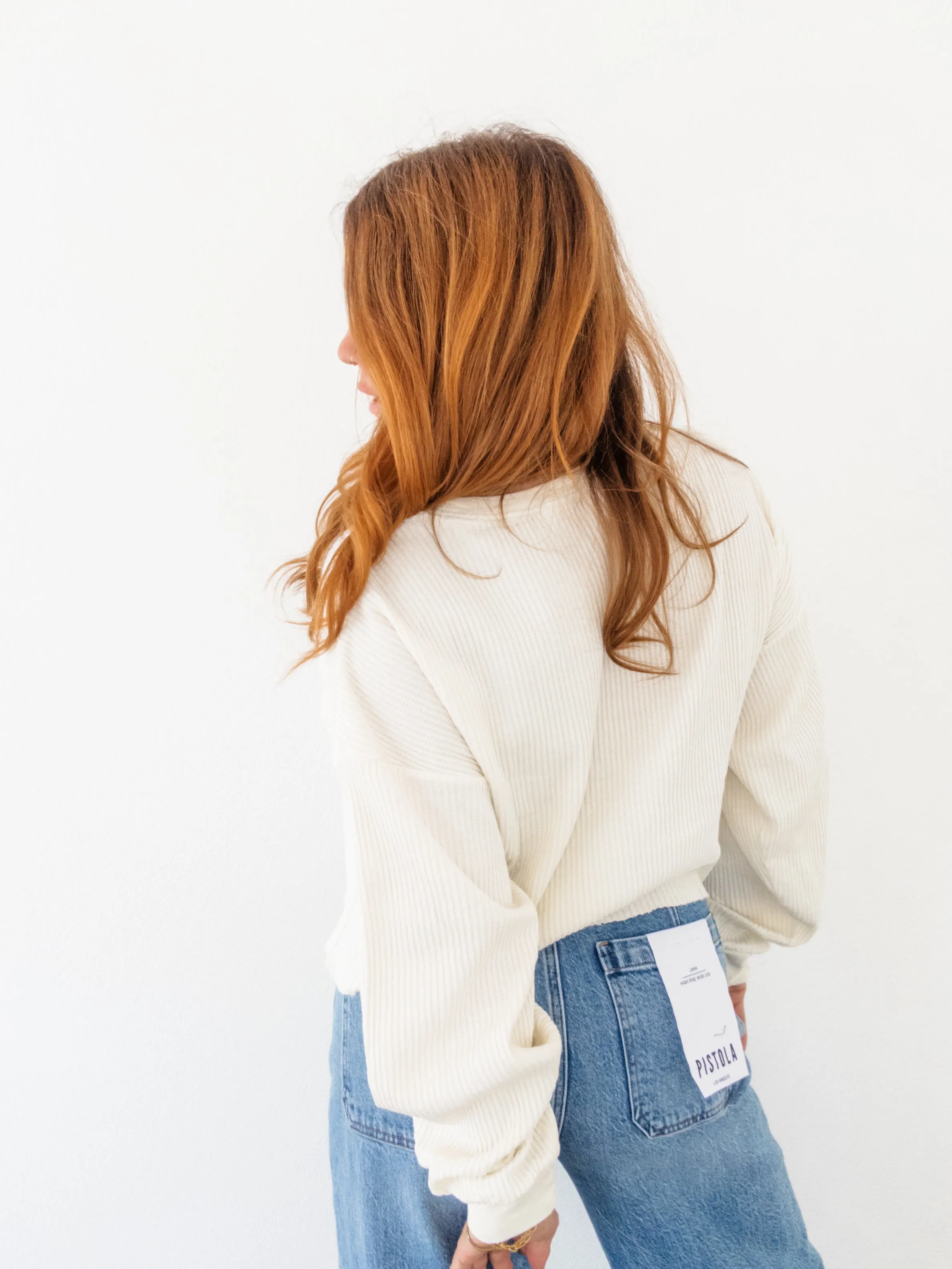 Aubrey Waffle Knit Long Sleeve