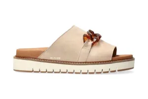 'Beverley' women's slide sandal - beige