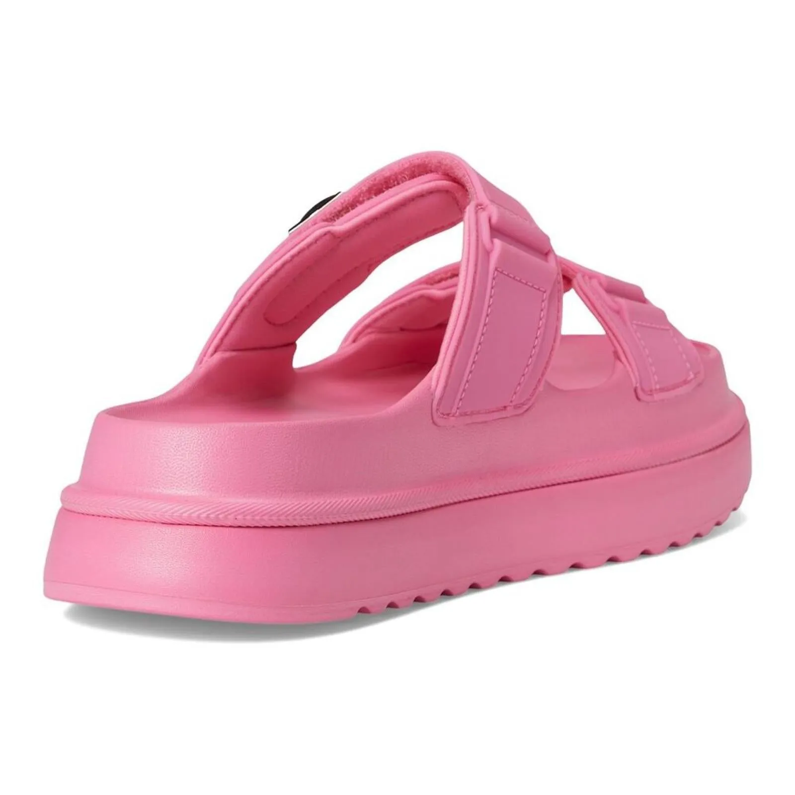 Bigschmona Pink Jelly Platform Slide Sandals