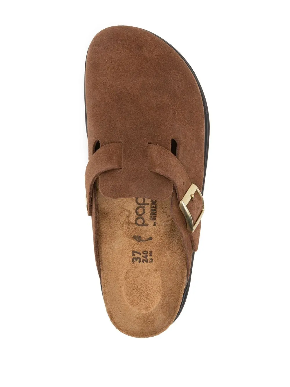 Birkenstock Boston Chunky Suede Leather Slippers