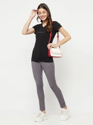 Black Typography T-Shirt