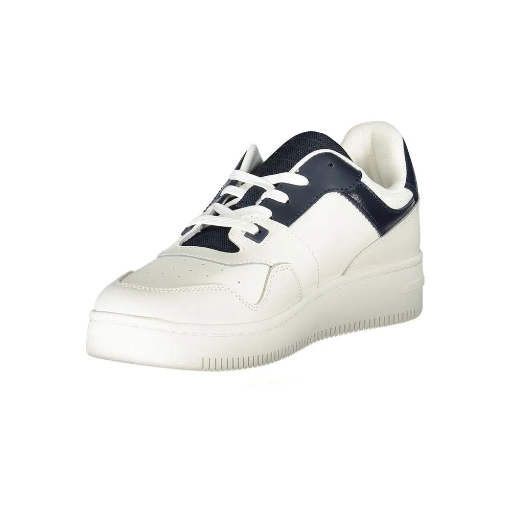 Blue Leather Men Sneaker