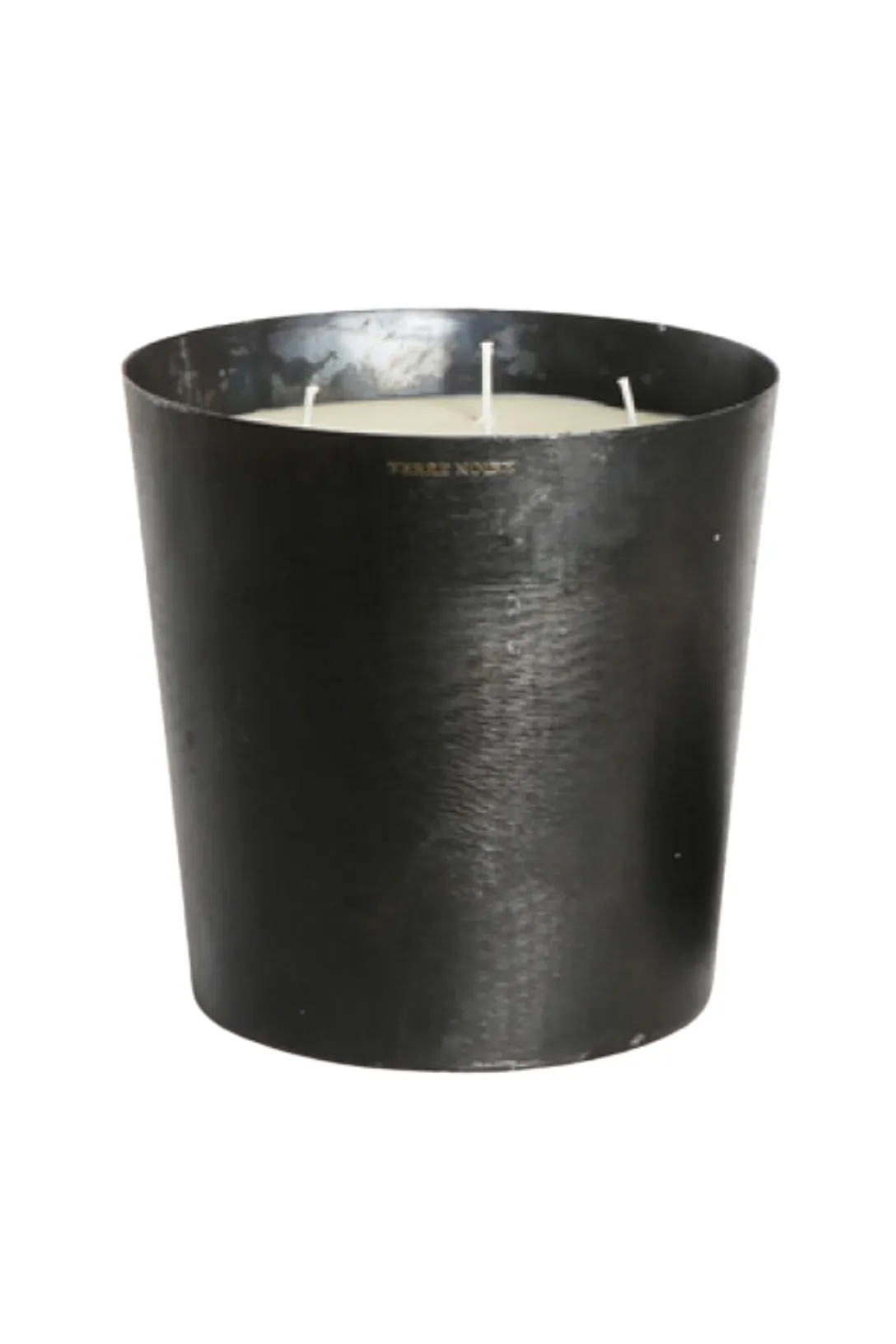 Bougie Vestimentale Grande | White Wax/Terre Noire