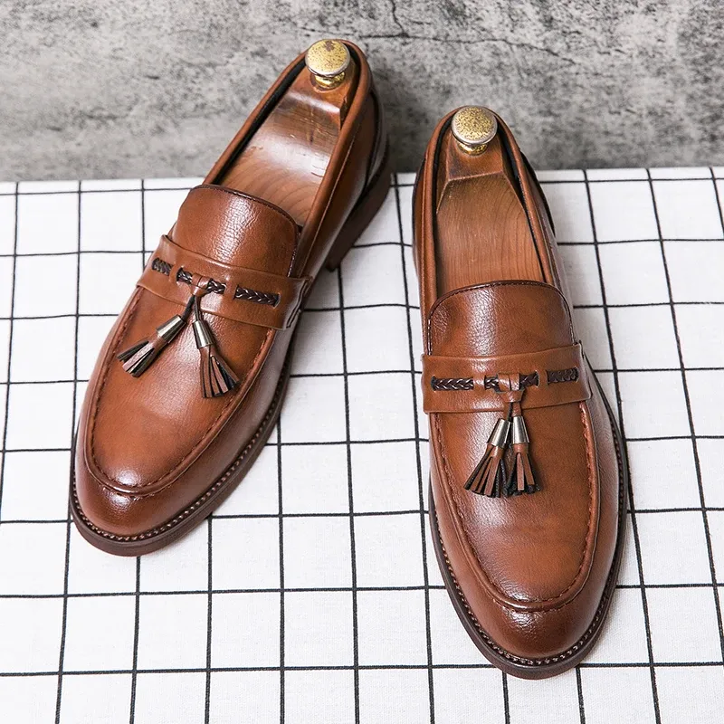Cambridge Leather Tassel Loafers