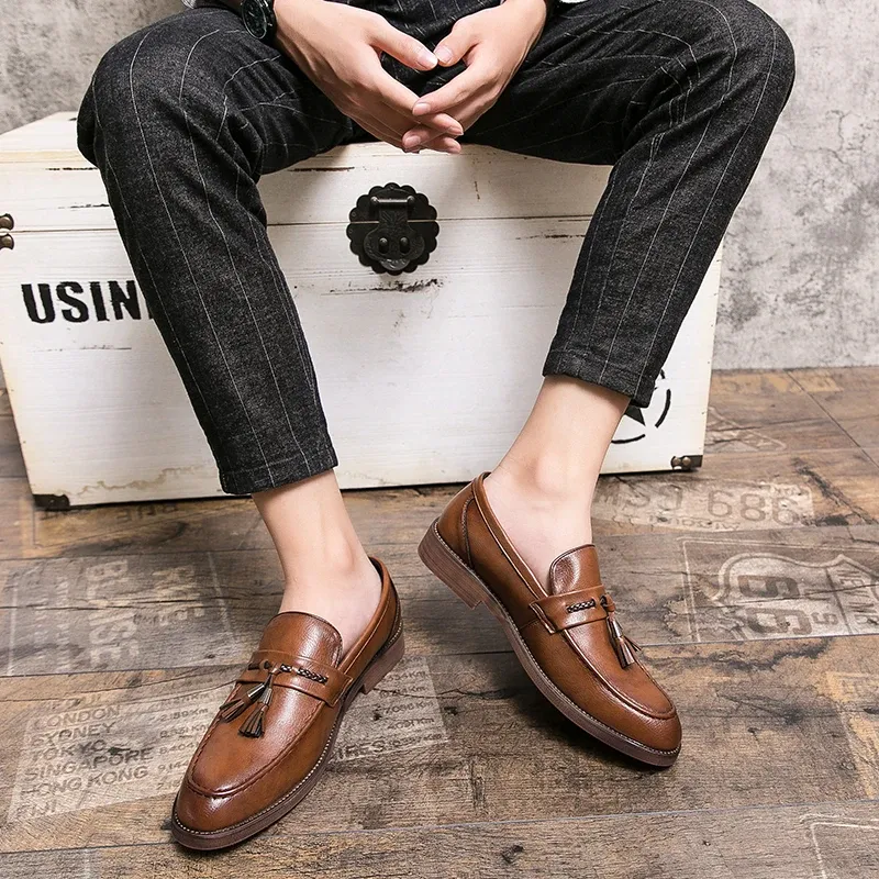 Cambridge Leather Tassel Loafers