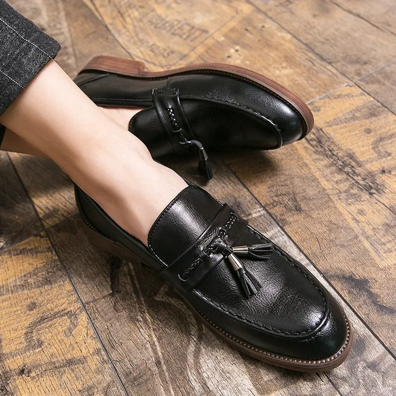 Cambridge Leather Tassel Loafers