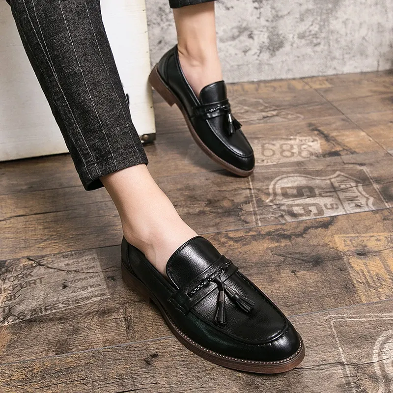 Cambridge Leather Tassel Loafers