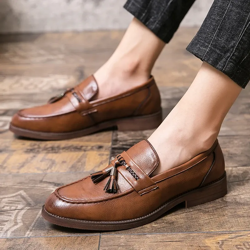 Cambridge Leather Tassel Loafers