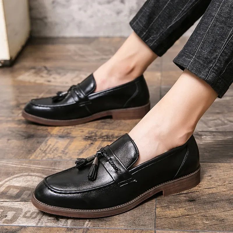 Cambridge Leather Tassel Loafers