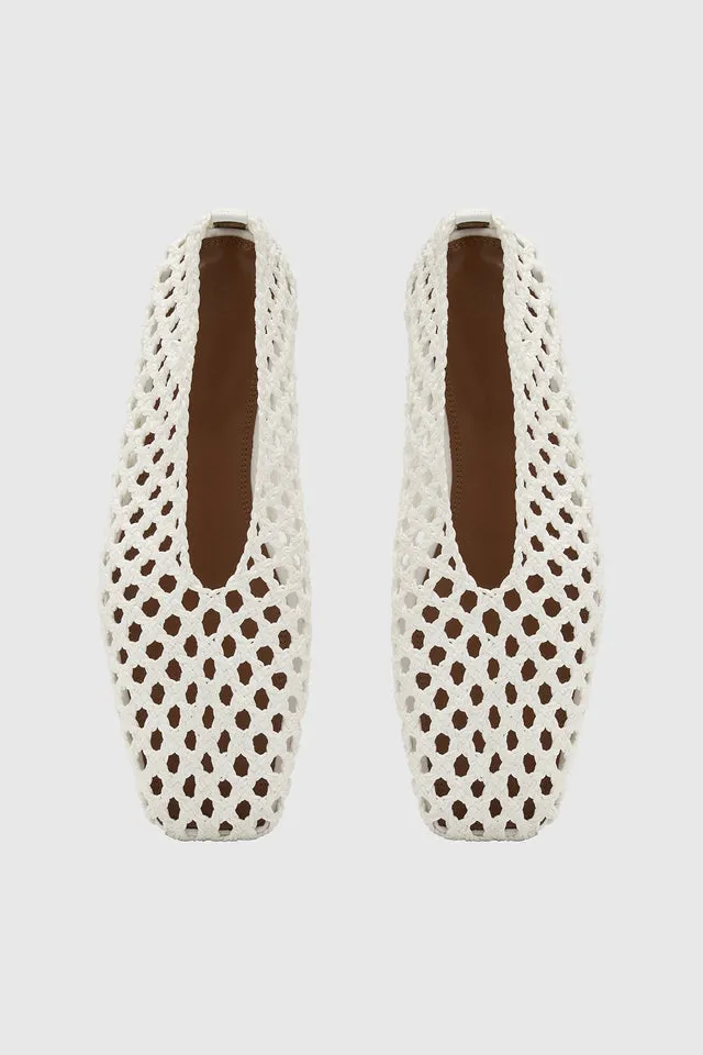Camilla and Marc | Christine Braided Flat - Ivory