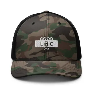 Camouflage trucker hat