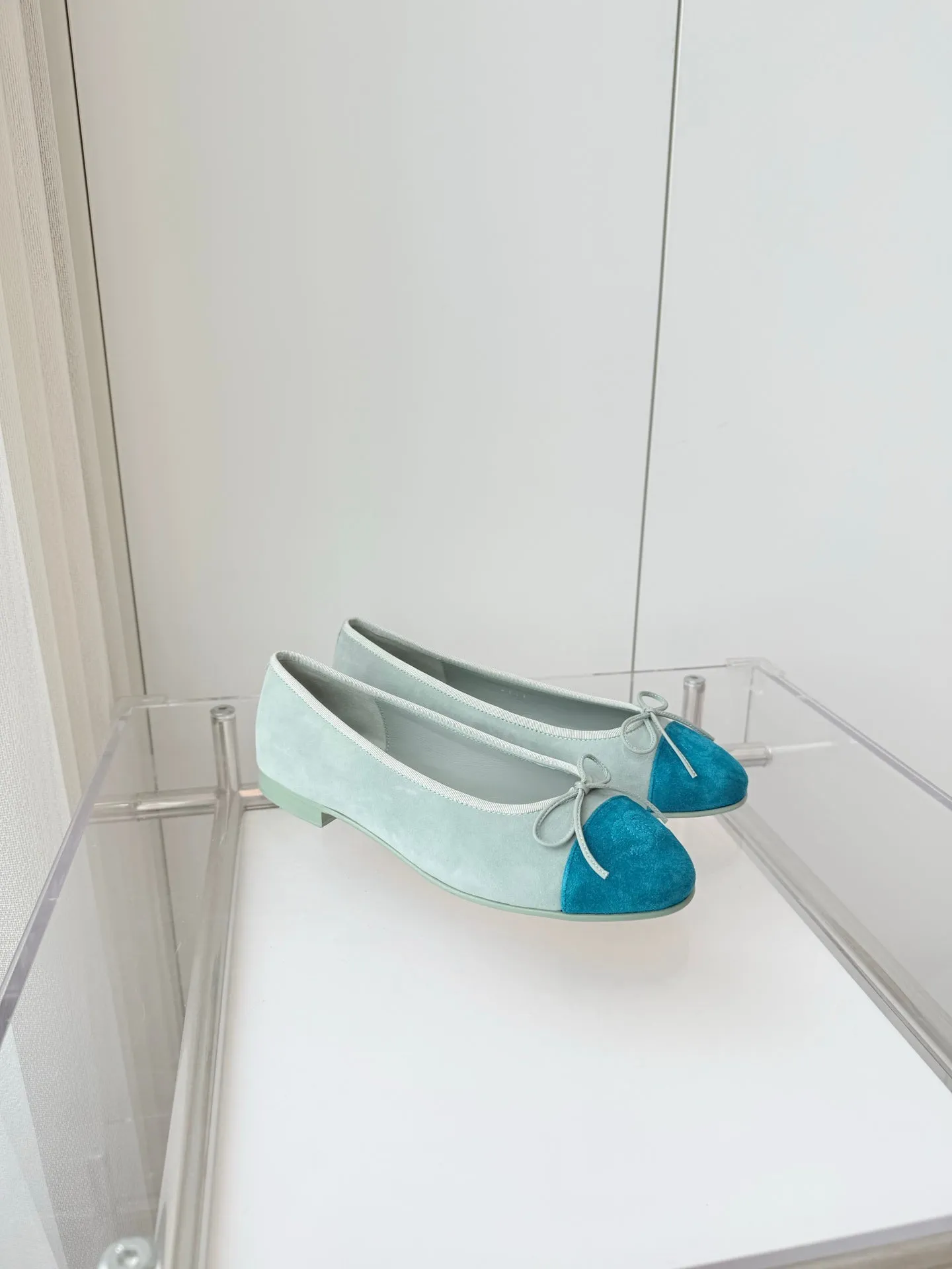 CC Ballet Flat Baby Blue Suede 238761