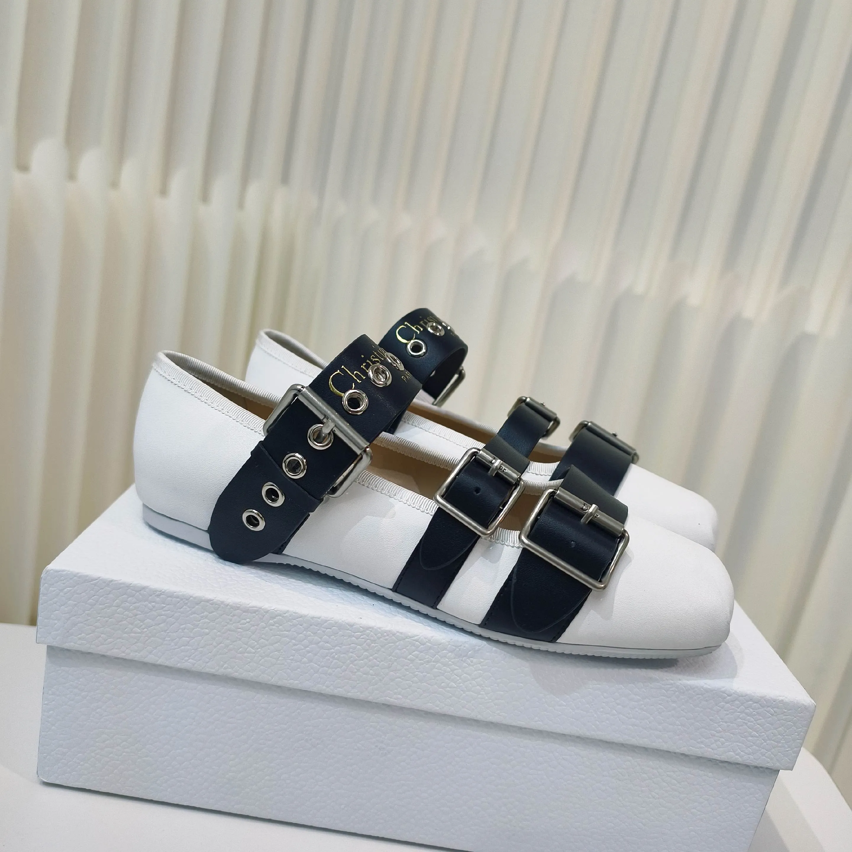 CD 25 Punk Ballet Flat  Calfskin and Suede 237991