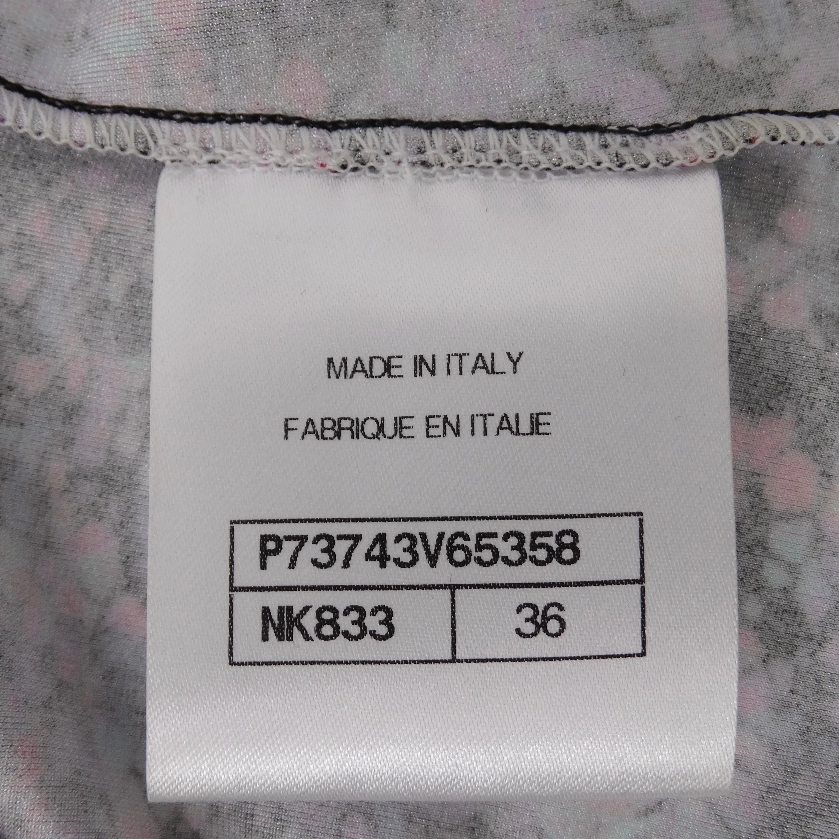 Chanel FW 2022-23 Printed Logo Turtleneck Top