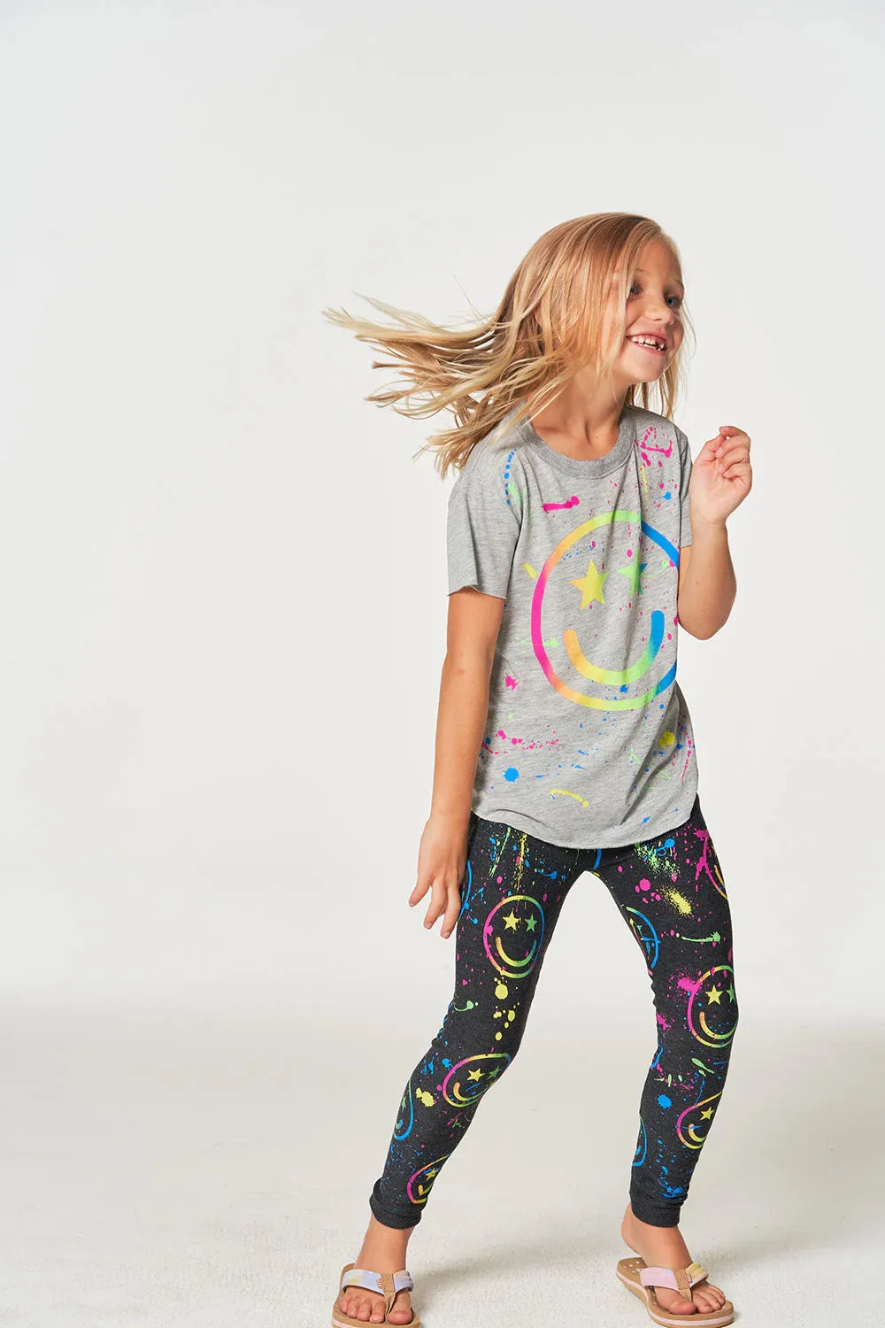 Chaser Happy Face Leggings