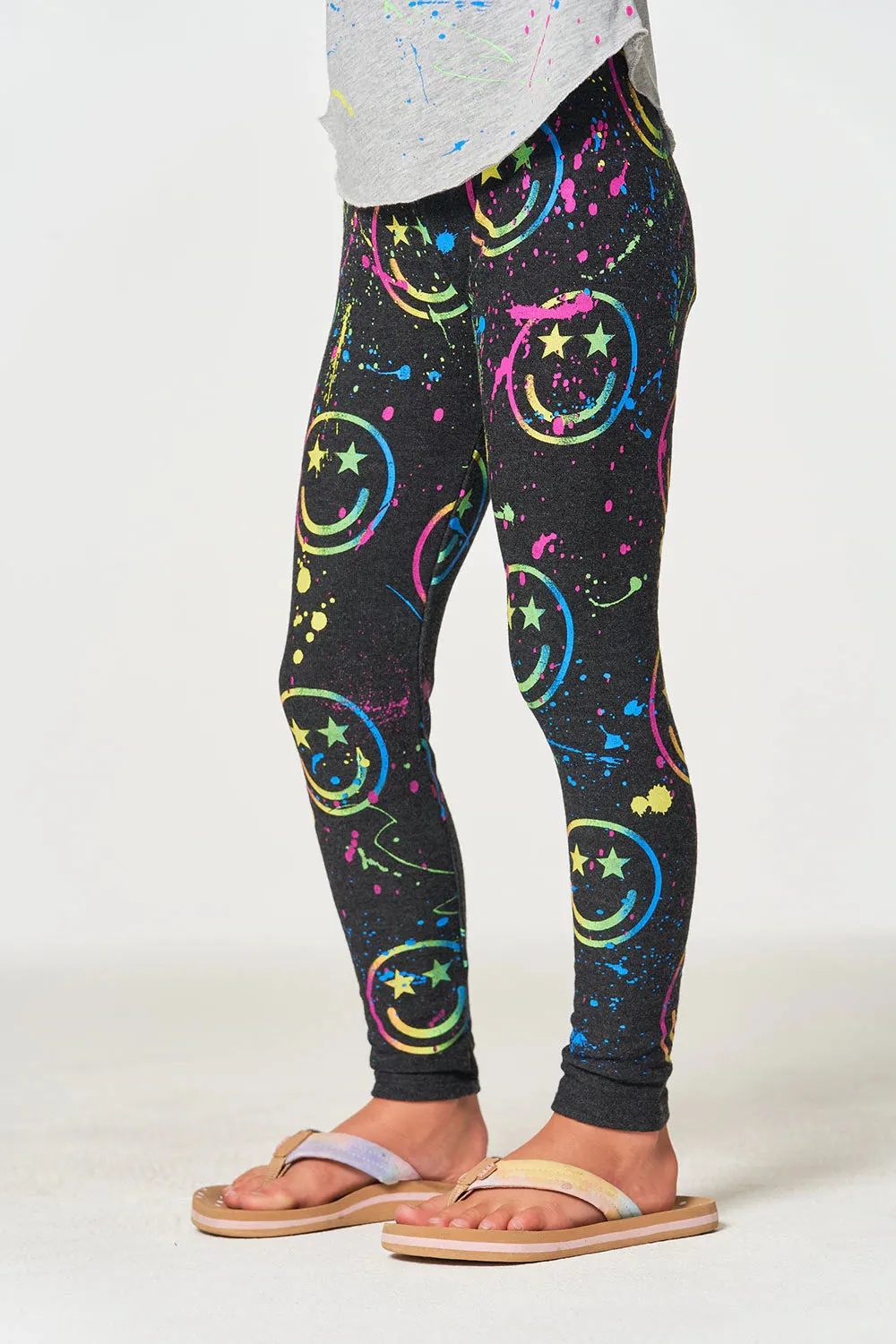 Chaser Happy Face Leggings
