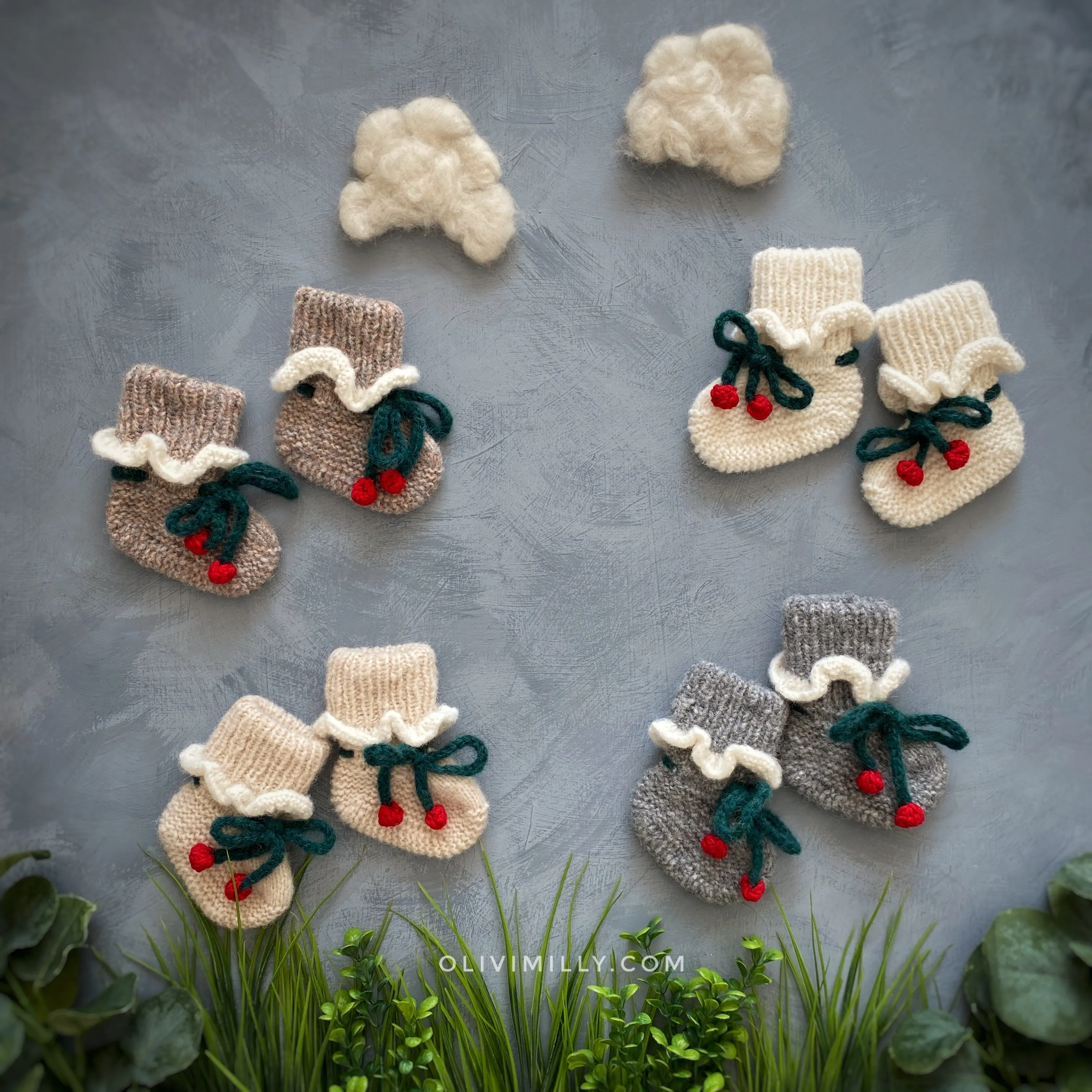 Cherry Booties | Beigebrown