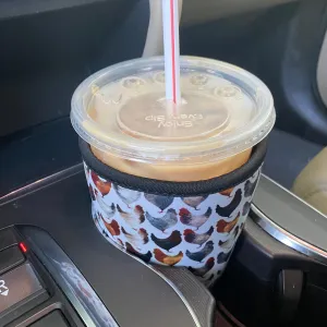 Chicken Print Drink Cozy Brew Buddy