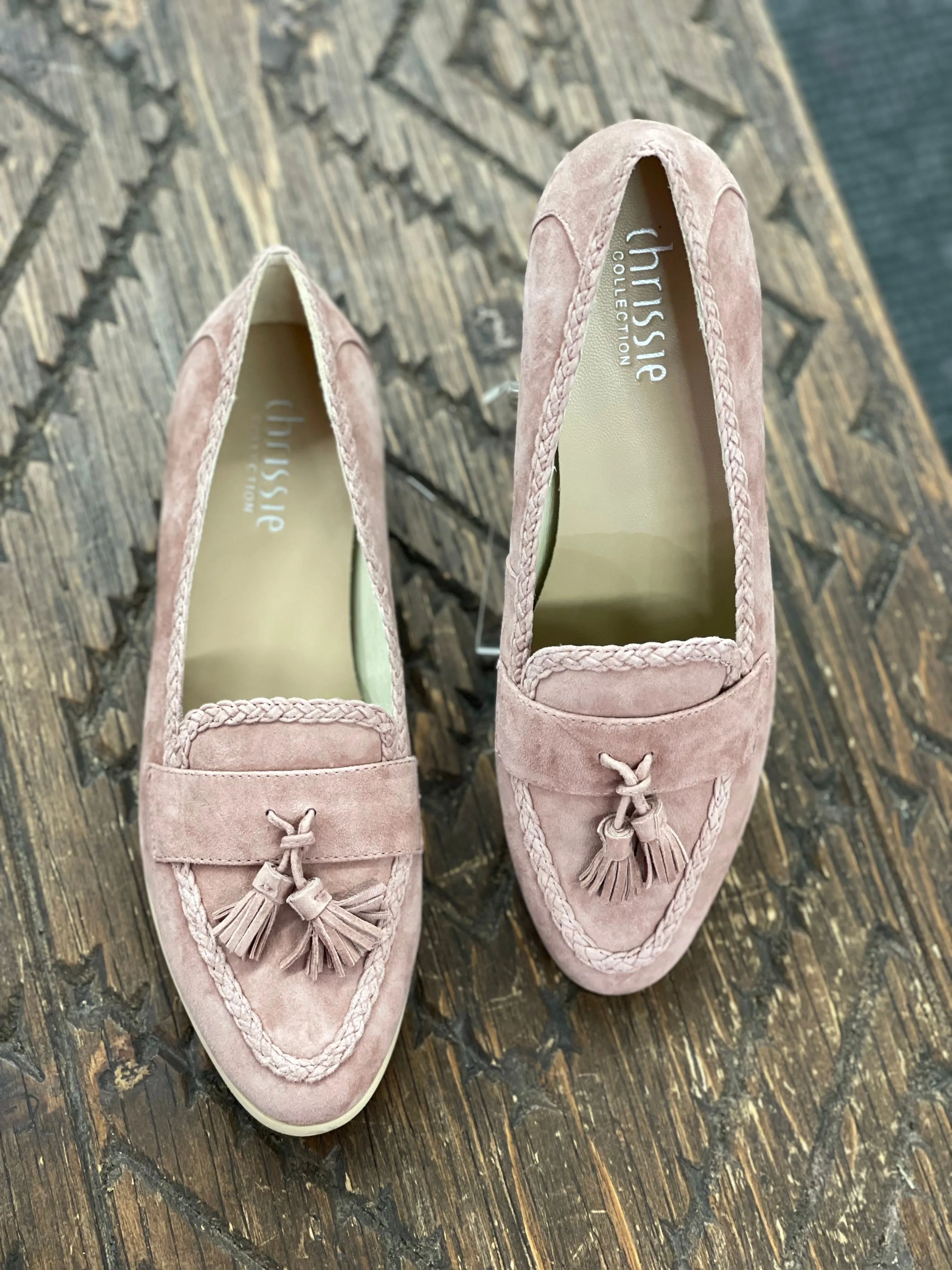 Chrissie Detroit Suede Rose
