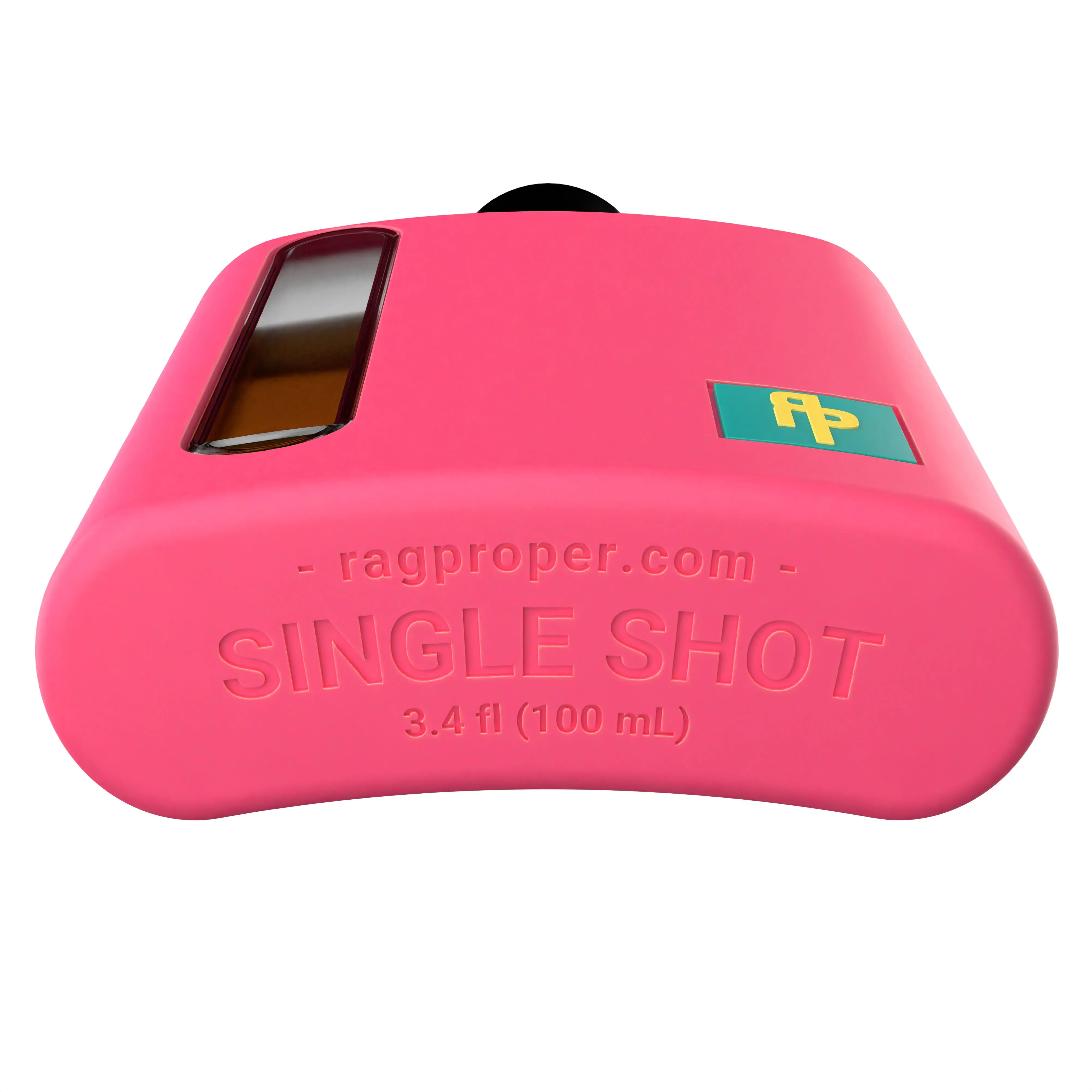 Cool Pink Silicone Glass Flask (Single Shot 100mL)