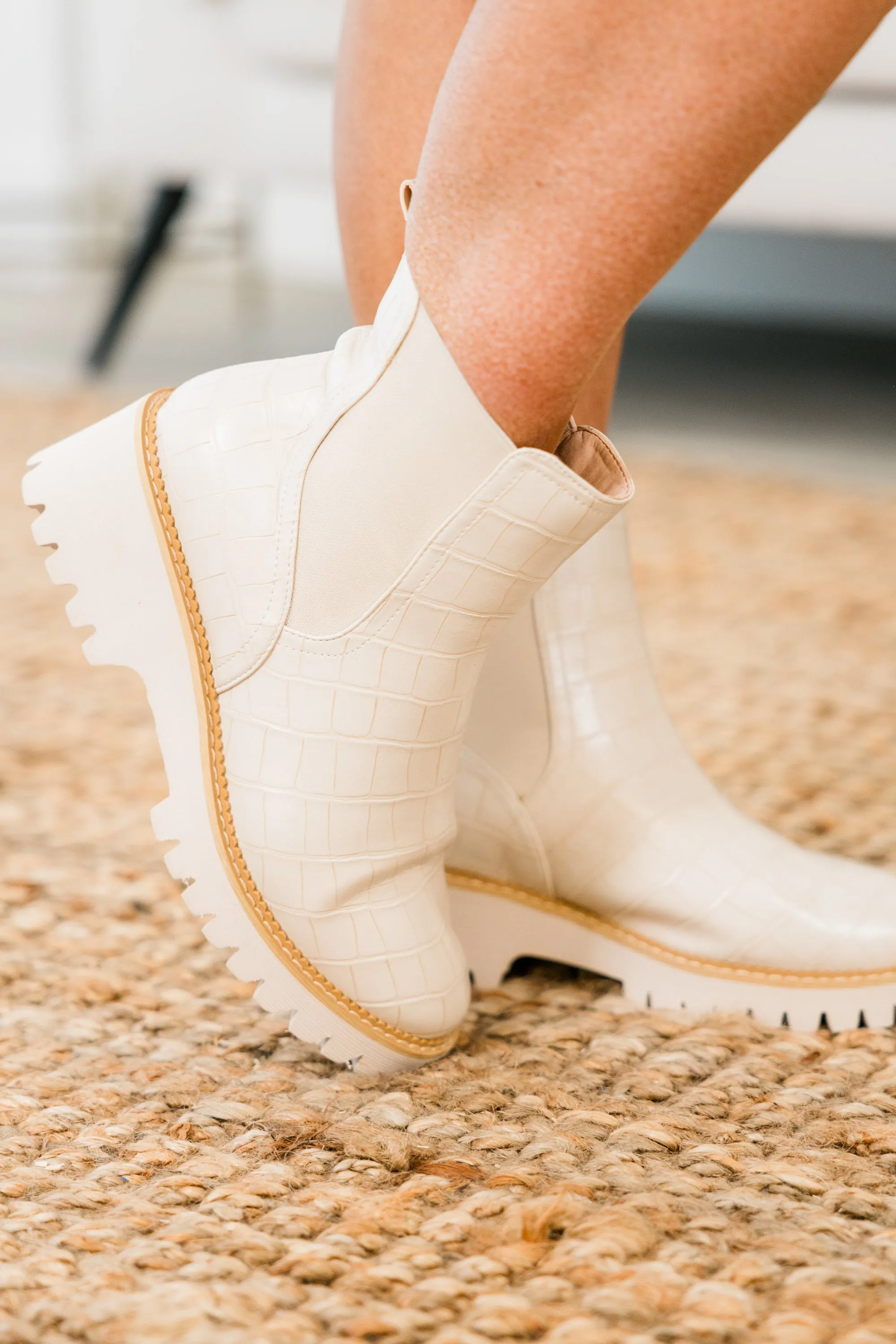 Corky's: Sweet Reminiscence Booties, Ivory