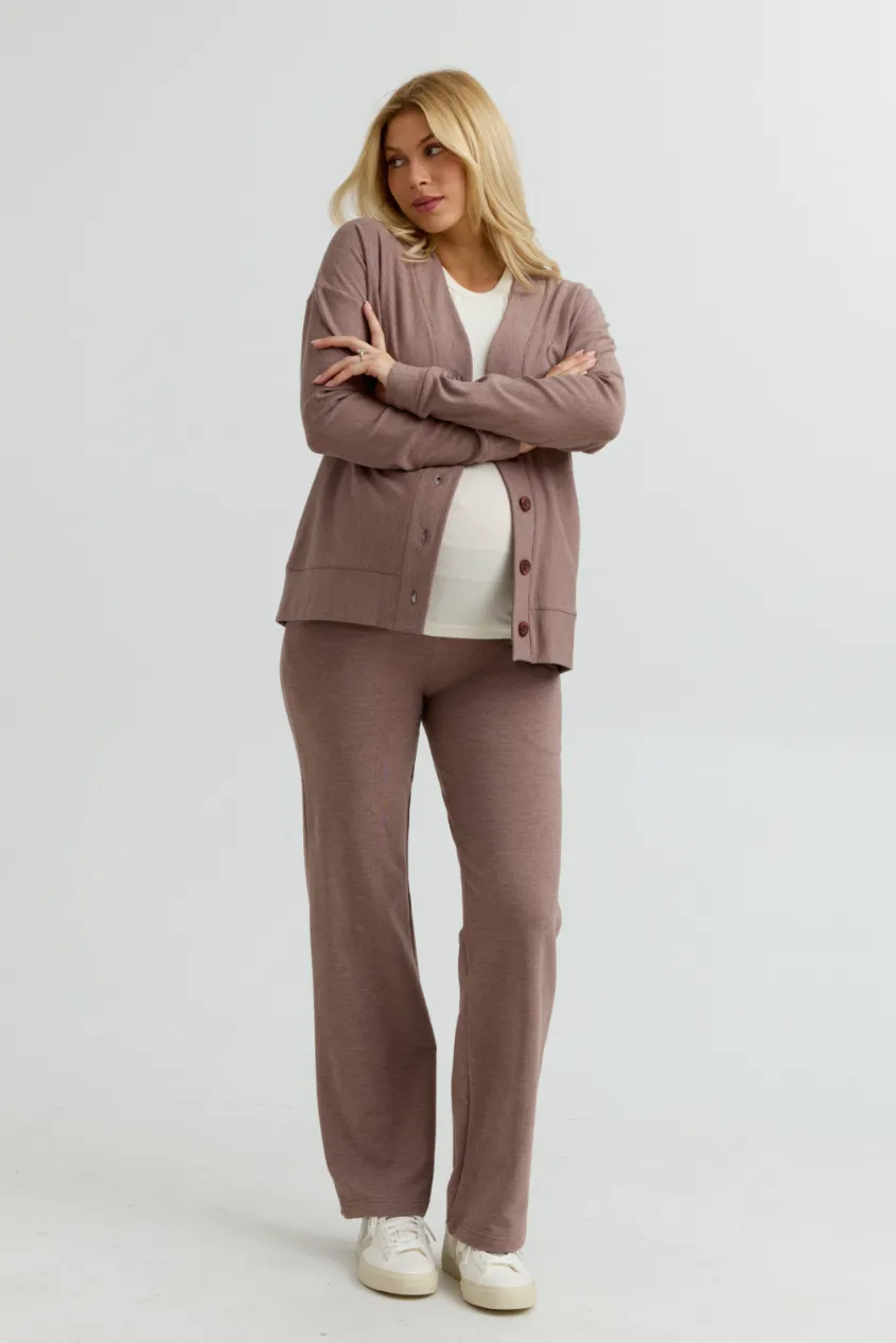 Cozy Fleece Wide-Leg Pant