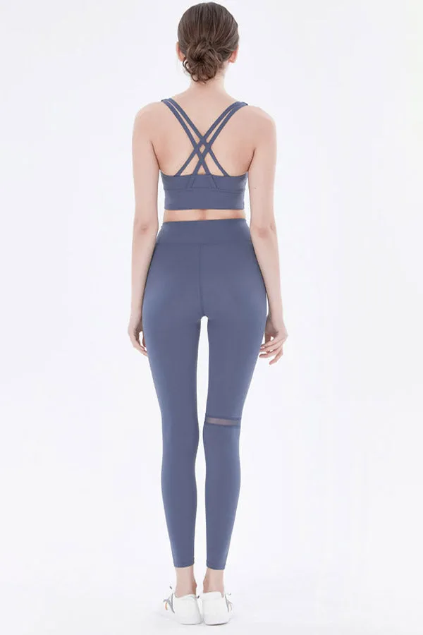 Cozy Solid Color Sports Bra