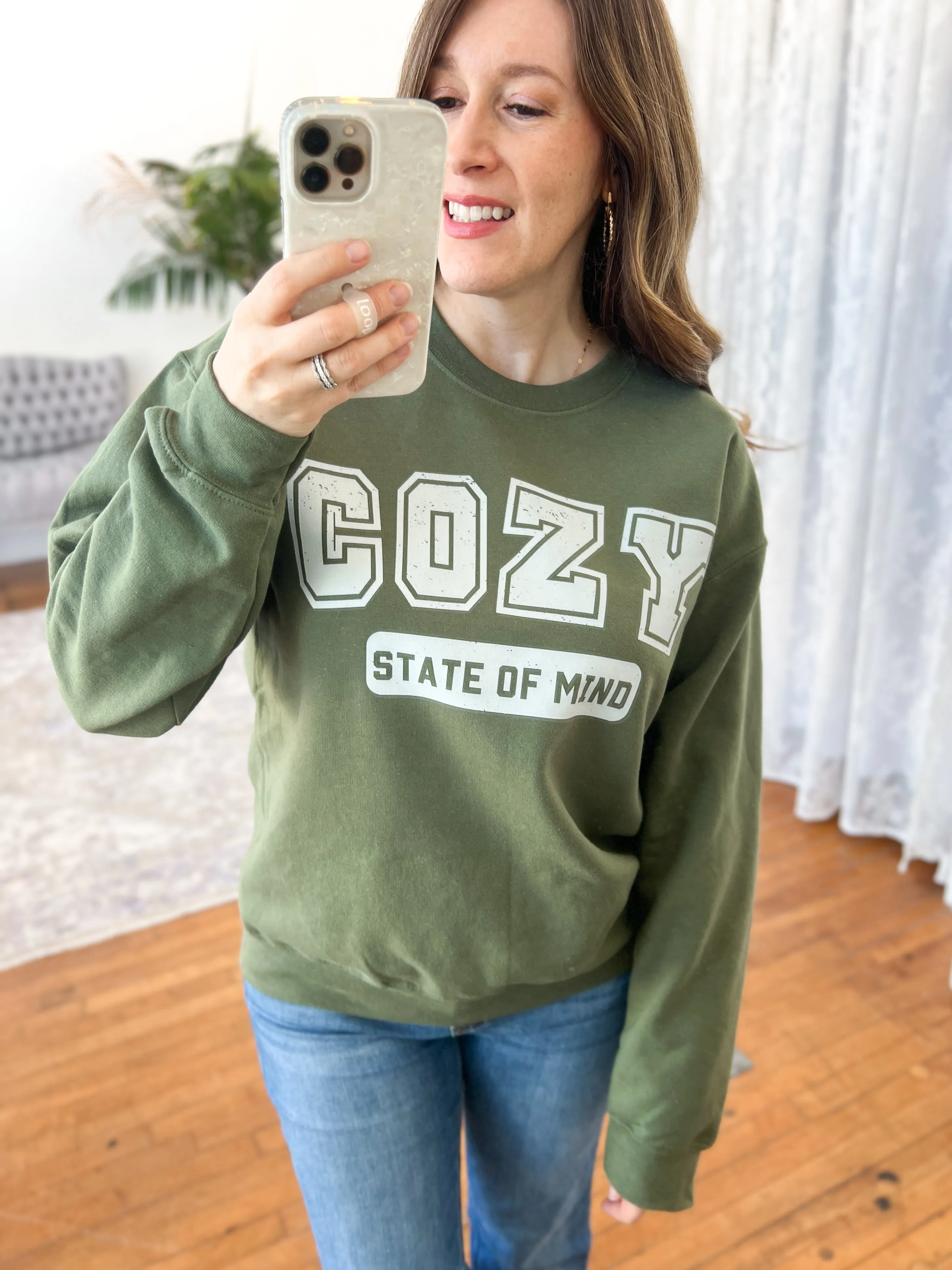 Cozy State of Mind Crewneck Sweatshirt
