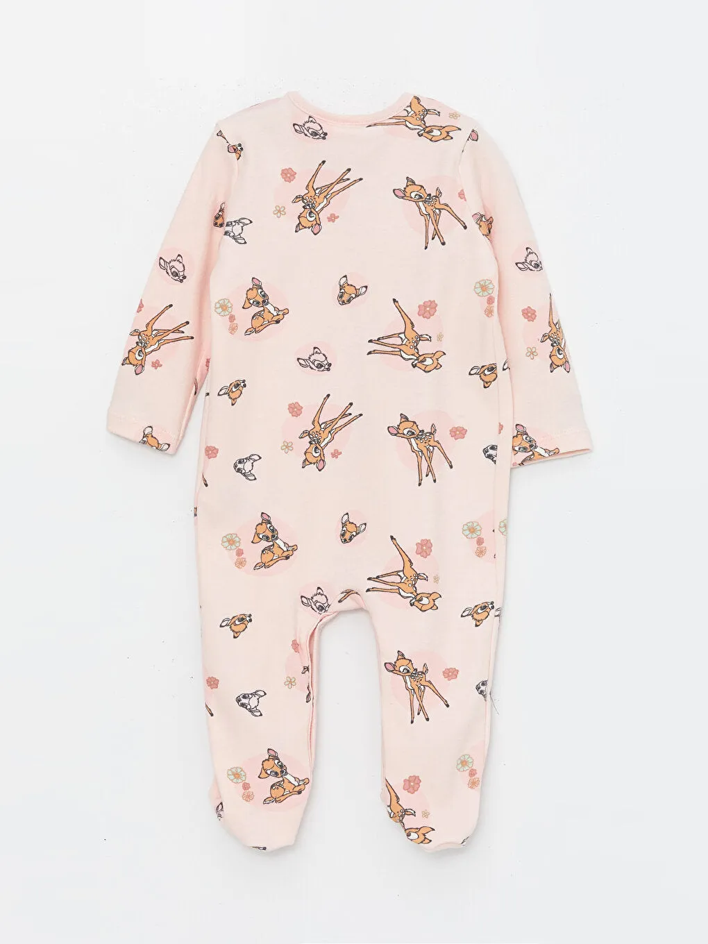 Crew Neck Baby Girl Jumpsuit (0-12 Months With Booties, 12 Months  Without Booties)