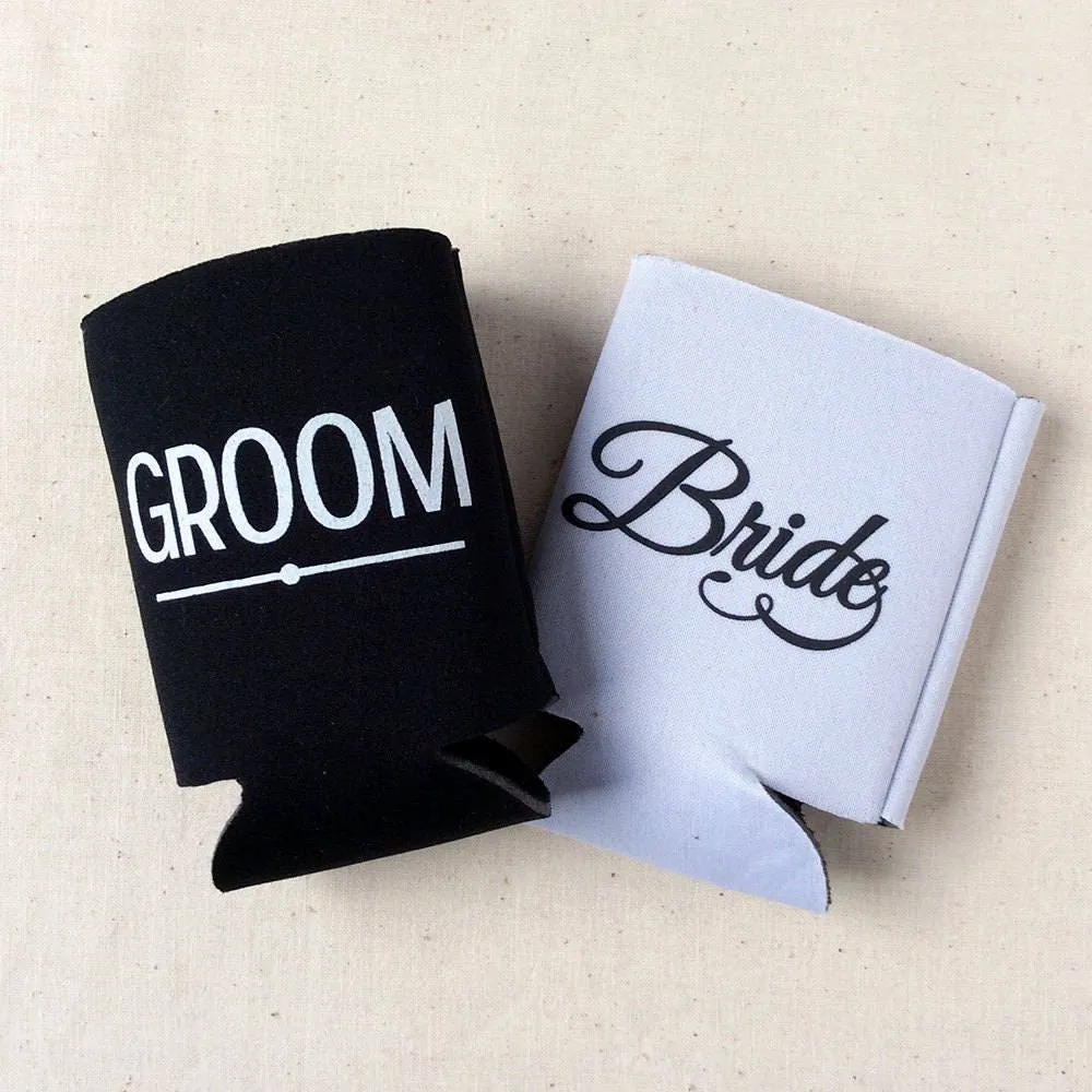 Custom Neoprene Wedding Can Cooler - Your Custom Design