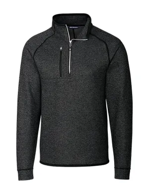 Cutter & Buck Men's Mainsail Sweater-Knit  Half Zip Pullover Jacket