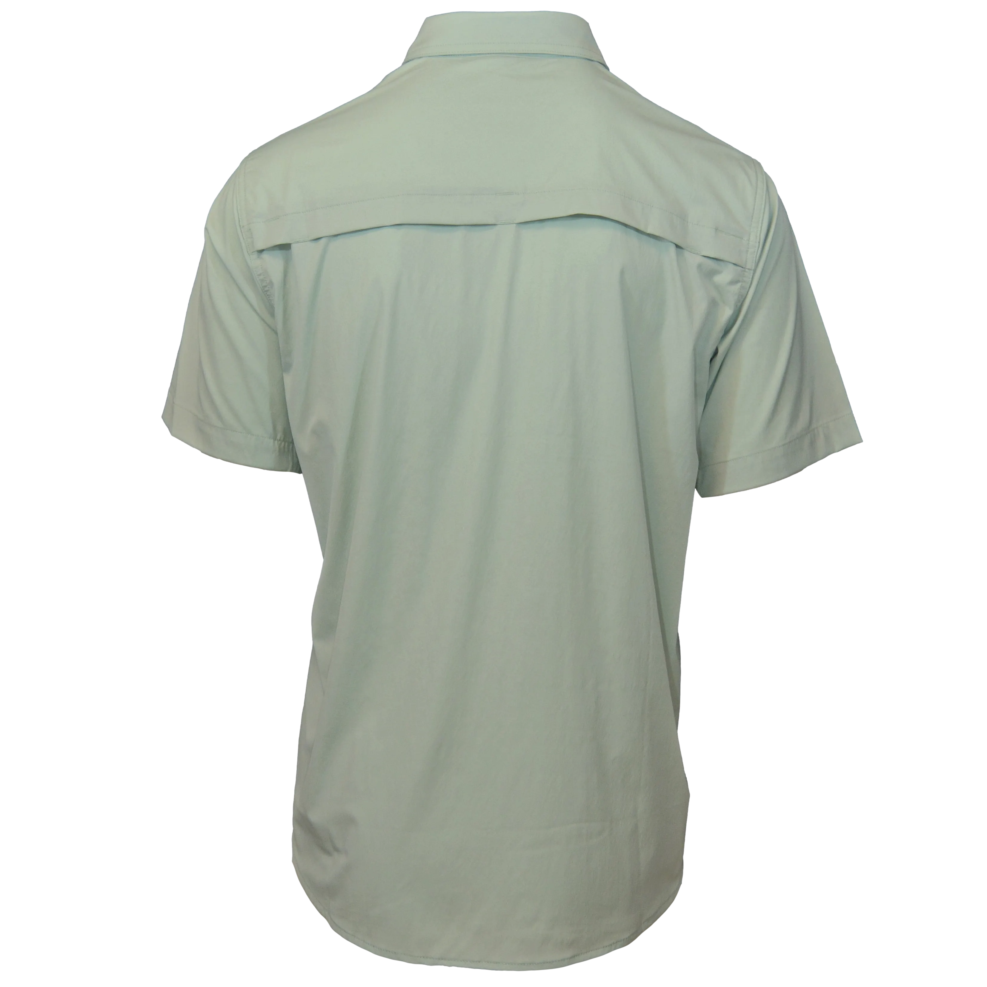 Dagon’s Master Series Short Sleeve Snap Shirt- Salt Grass Green