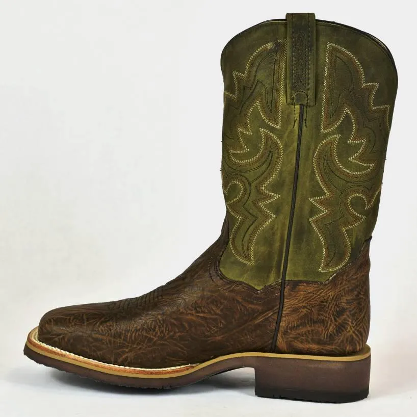 Dan Post Roper Cowboy Boot- Cowboy Certified Square Toe 3-55