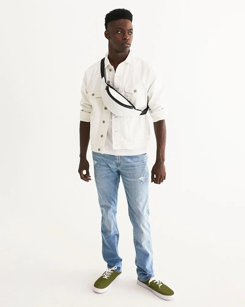 Dark Midtone Yellow Canvas Sneakers | Men's | C0M0Y80K80